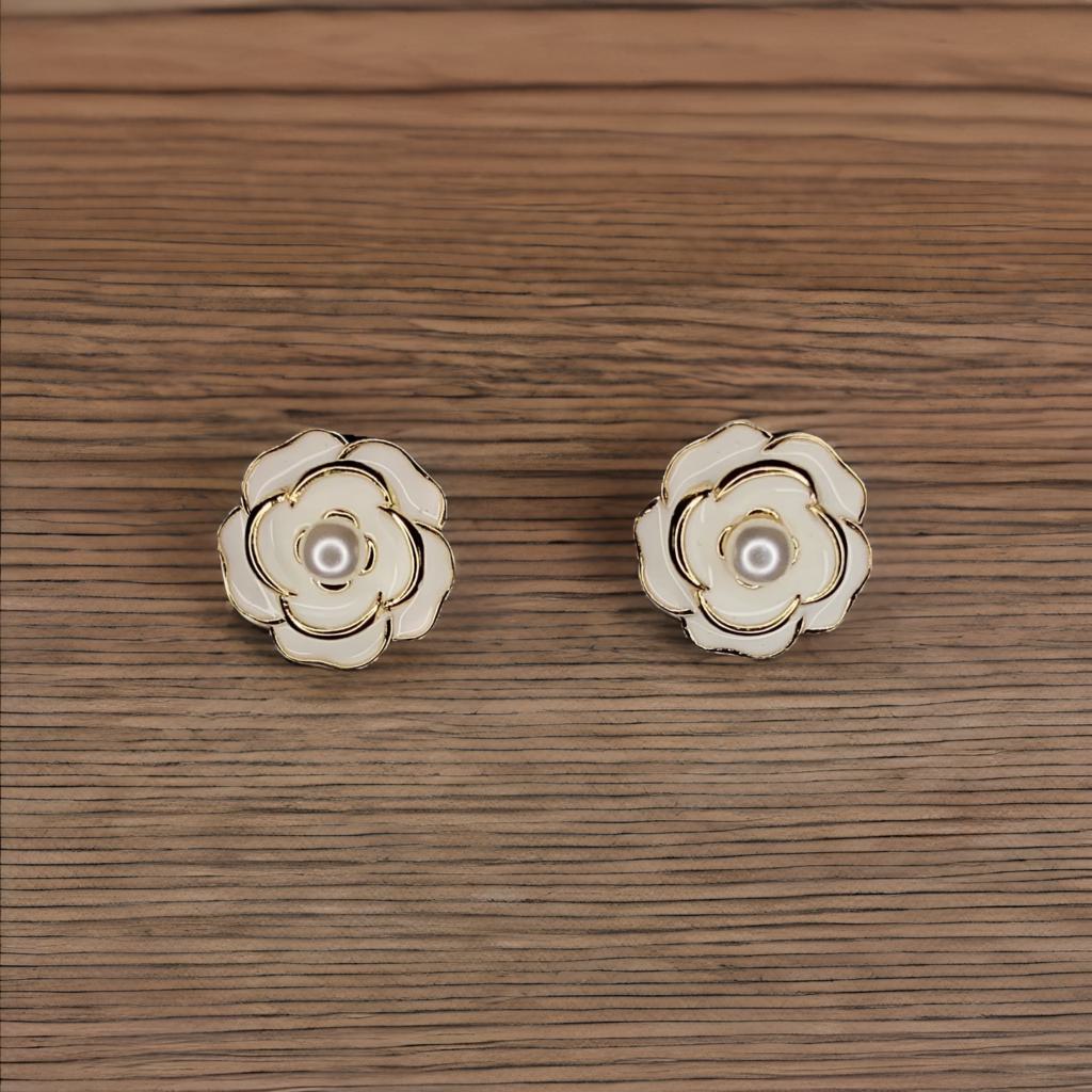 Bud Flower Studs Earrings - Fashion Jewellery for Women | Risidh Accessories