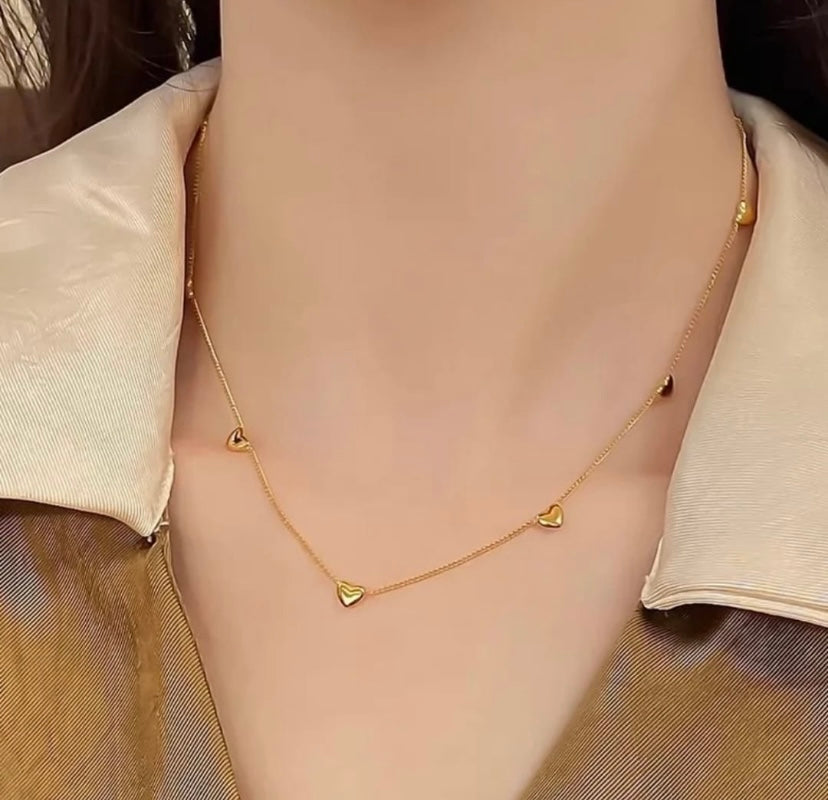 Heart Chain Necklace - Fashion Jewellery for Women | Risidh Accessories