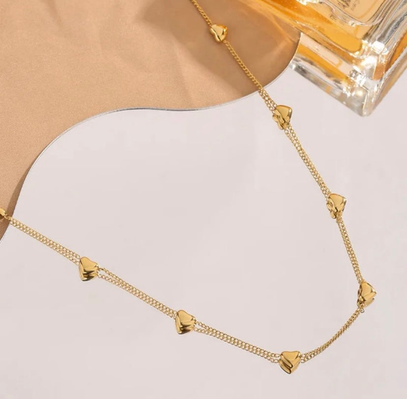 Heart Chain Necklace - Fashion Jewellery for Women | Risidh Accessories